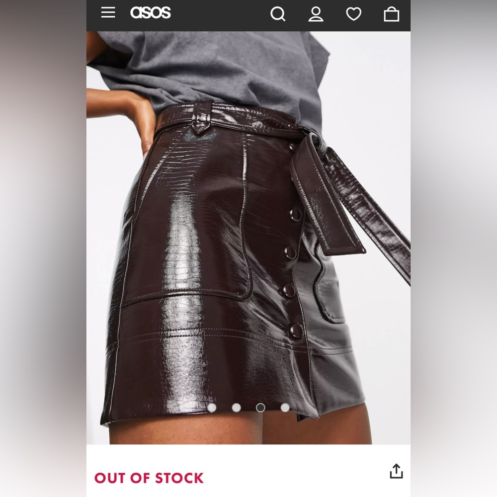 NWT 🍫 Cocoa Brown ✨ Statement Skirt 🫶🏾